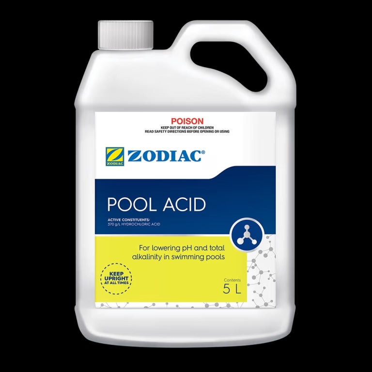 WPQLA5  ZODIAC 5LTR POOL ACID